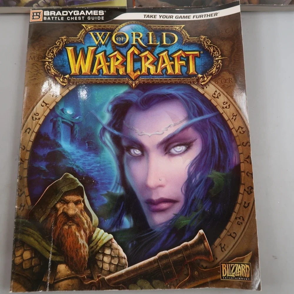World of Warcraft + Burning Crusade Bradygames Battle Chest Guide Book 2007 Lot